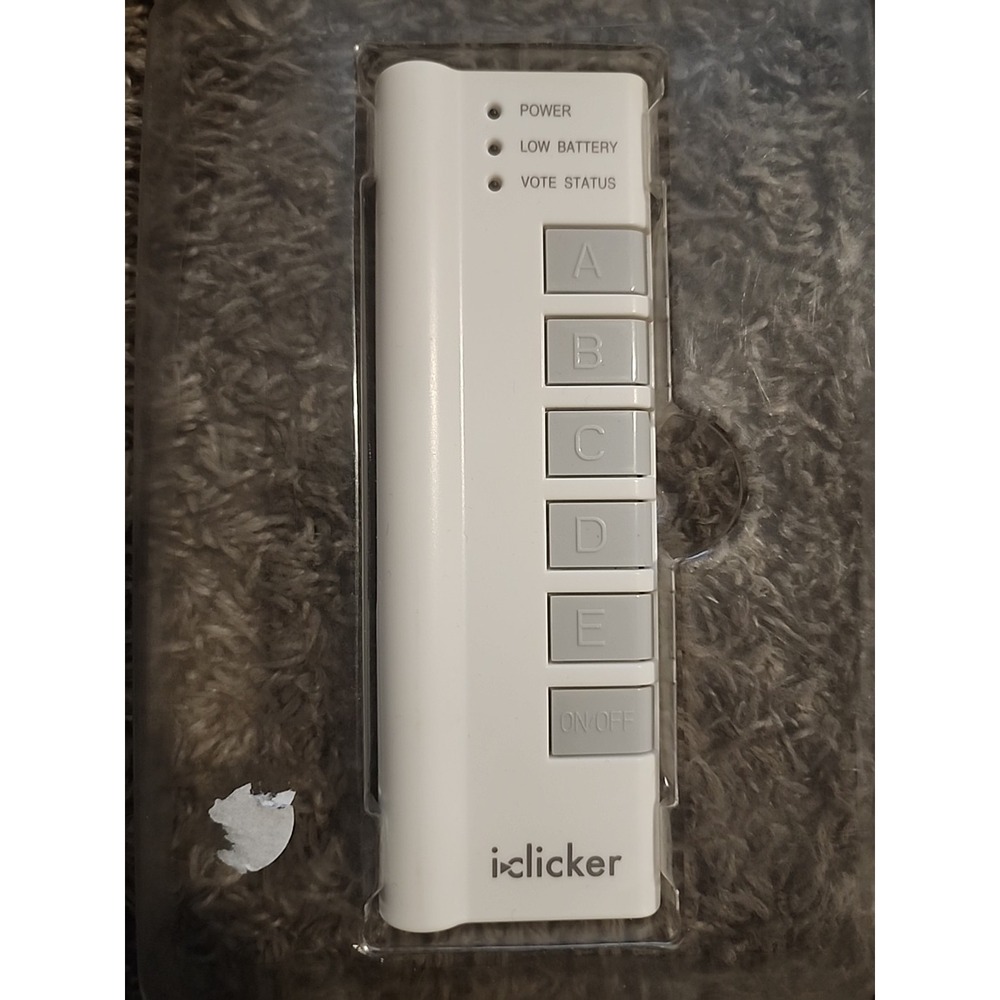 iClicker 1st Generation Student Classroom Response Remote Control Tested & Works - Picture 2 of 4